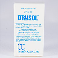 Drysol® Aluminum Chloride 20% Solution Bottle 37 .. .  .  